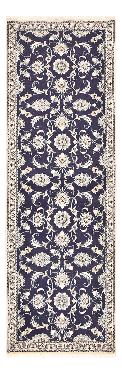 Runner Perser Rug - Nain - 241 x 79 cm - dark blue