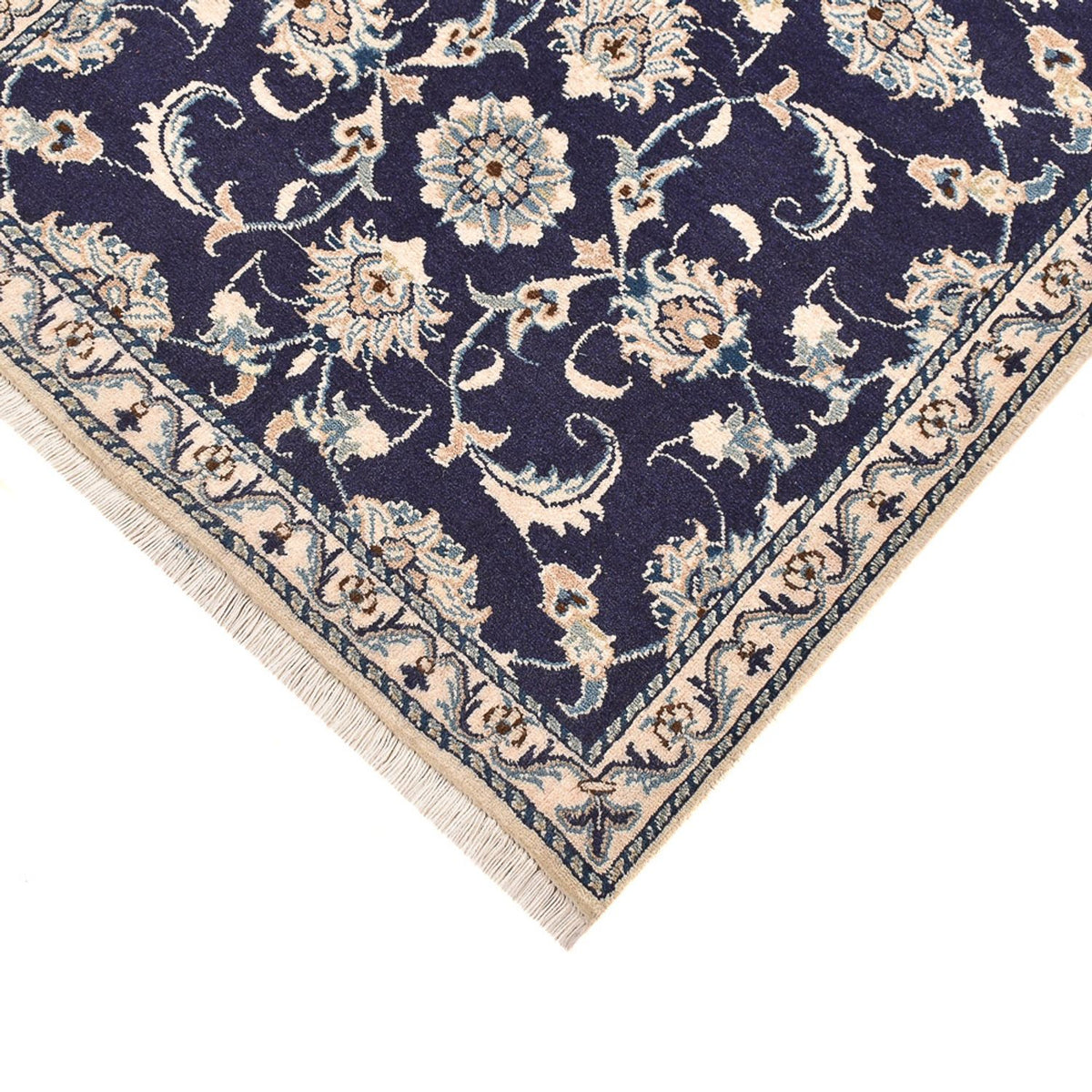 Runner Perser Rug - Nain - 241 x 79 cm - dark blue