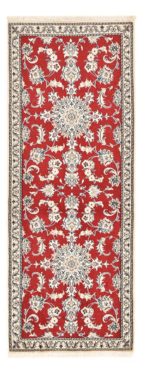 Runner Perser Rug - Nain - 208 x 79 cm - red