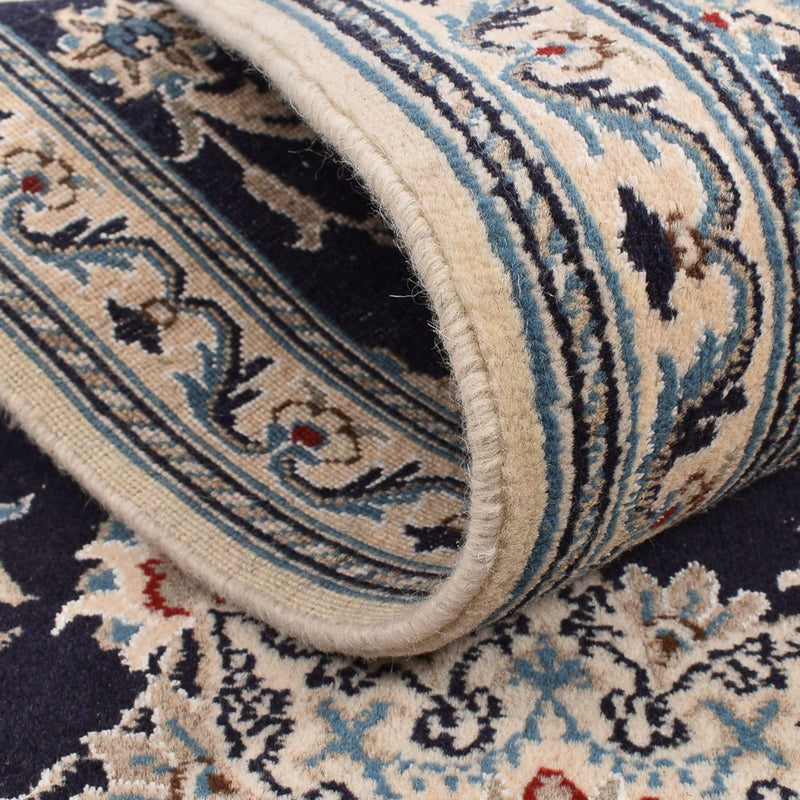 Runner Perser Rug - Nain - 206 x 77 cm - dark blue