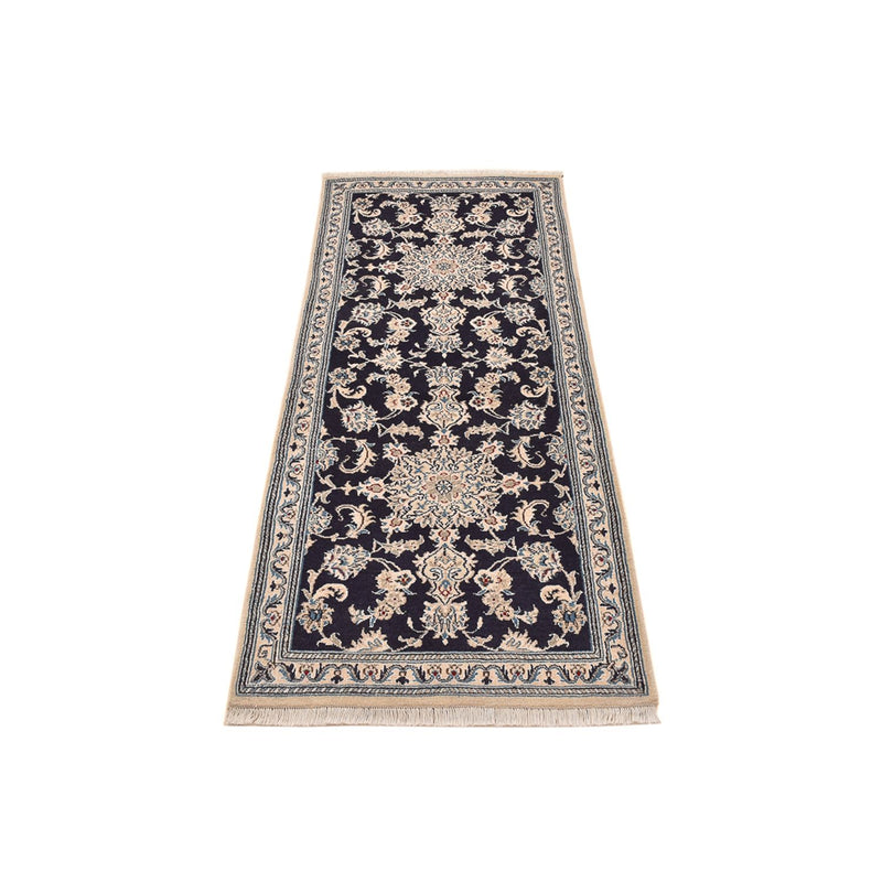 Runner Perser Rug - Nain - 206 x 77 cm - dark blue