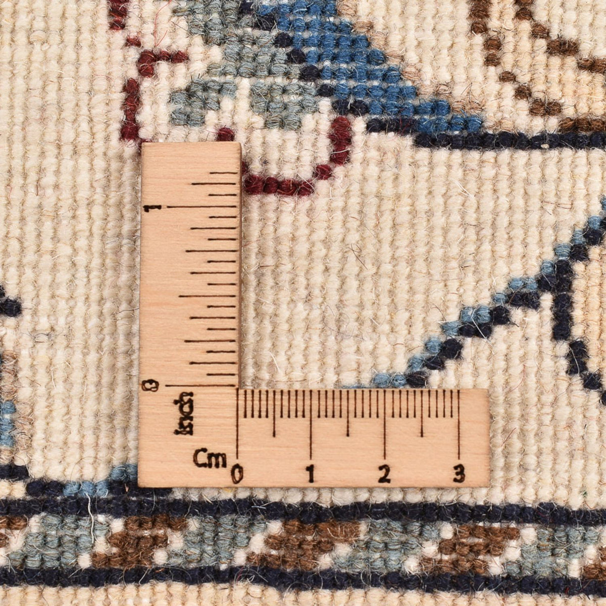 Runner Perser Rug - Nain - 298 x 78 cm - white