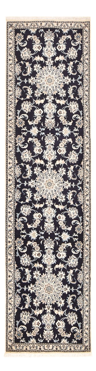 Runner Perser Rug - Nain - 292 x 78 cm - dark blue