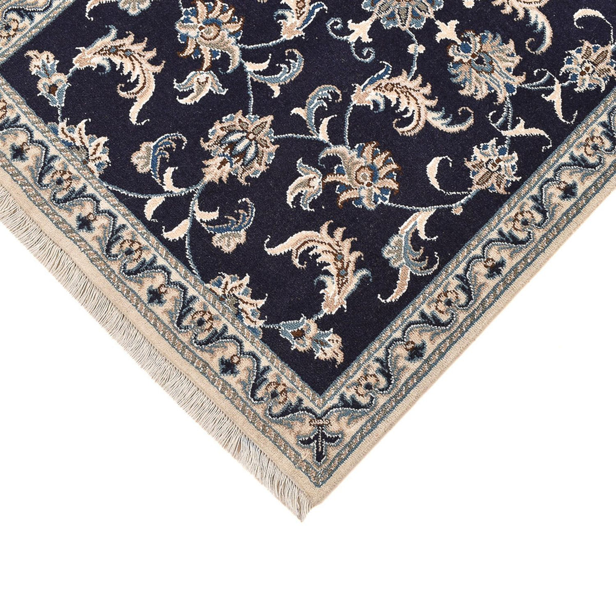 Runner Perser Rug - Nain - 298 x 78 cm - dark blue