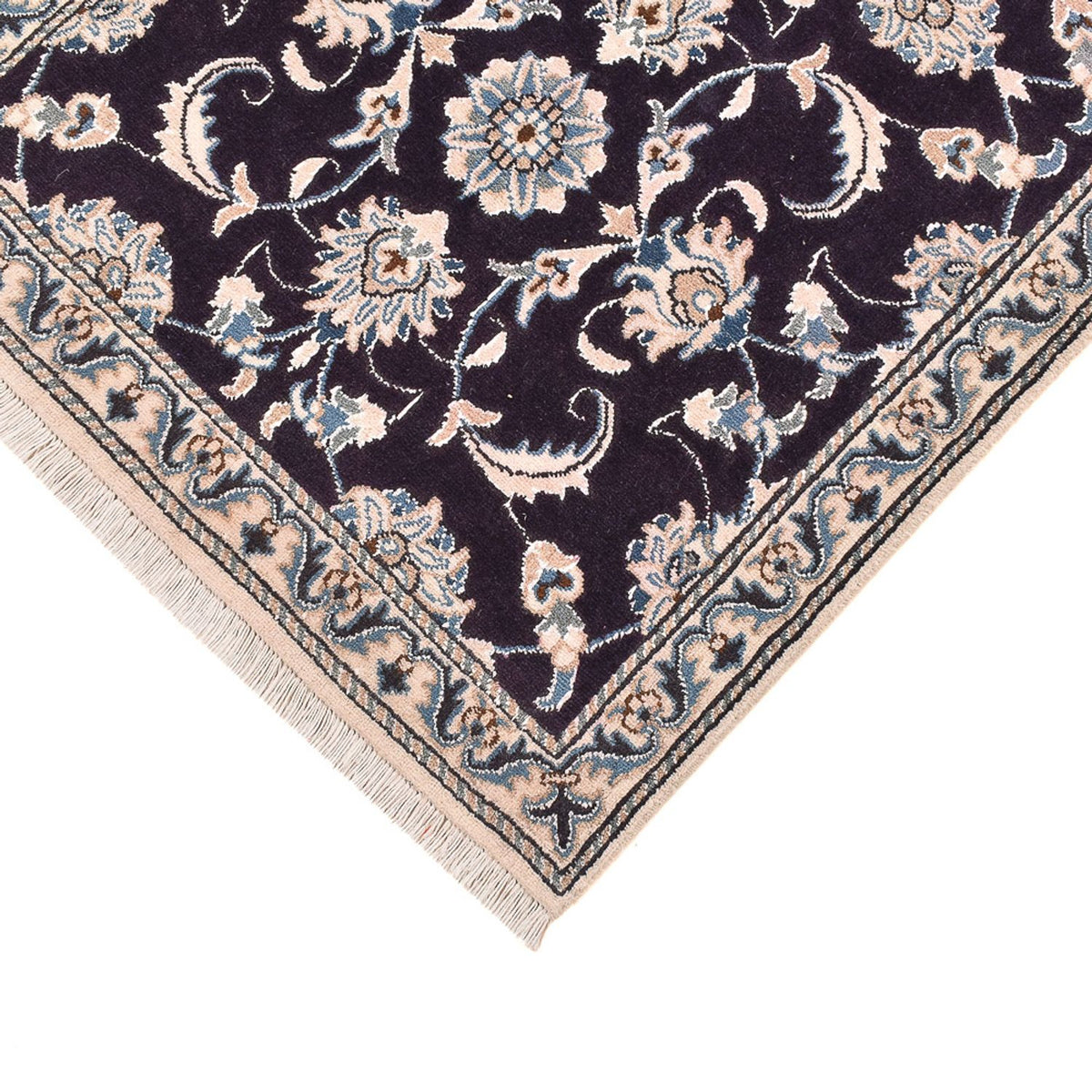 Runner Perser Rug - Nain - 250 x 80 cm - dark blue