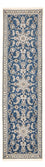 Runner Perser Rug - Nain - 298 x 80 cm - sea blue