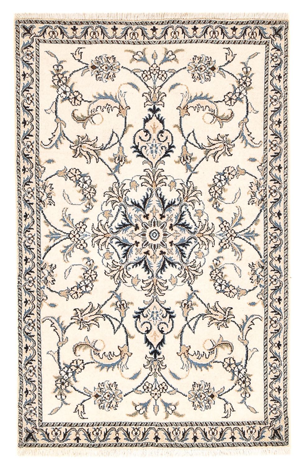 Perser Rug - Nain - 136 x 87 cm - light beige