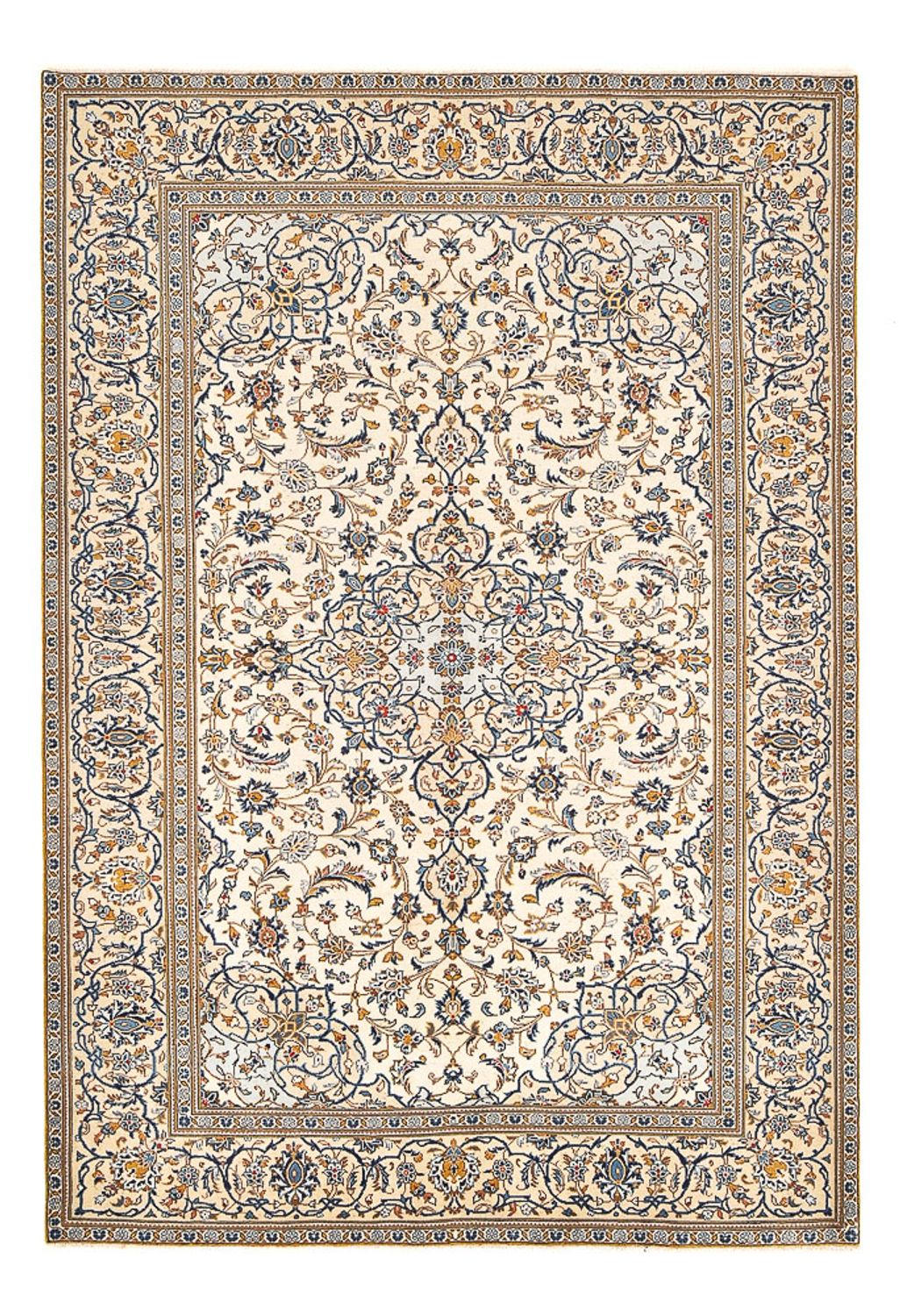 Perser Rug - Keshan - 287 x 192 cm - dark beige