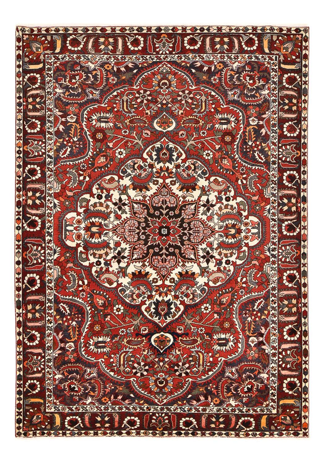 Perser Rug - Nomadic - 313 x 211 cm - dark red