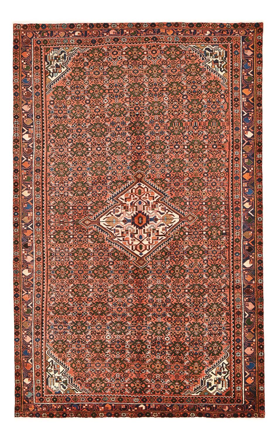 Perser Rug - Nomadic - 314 x 203 cm - terracotta
