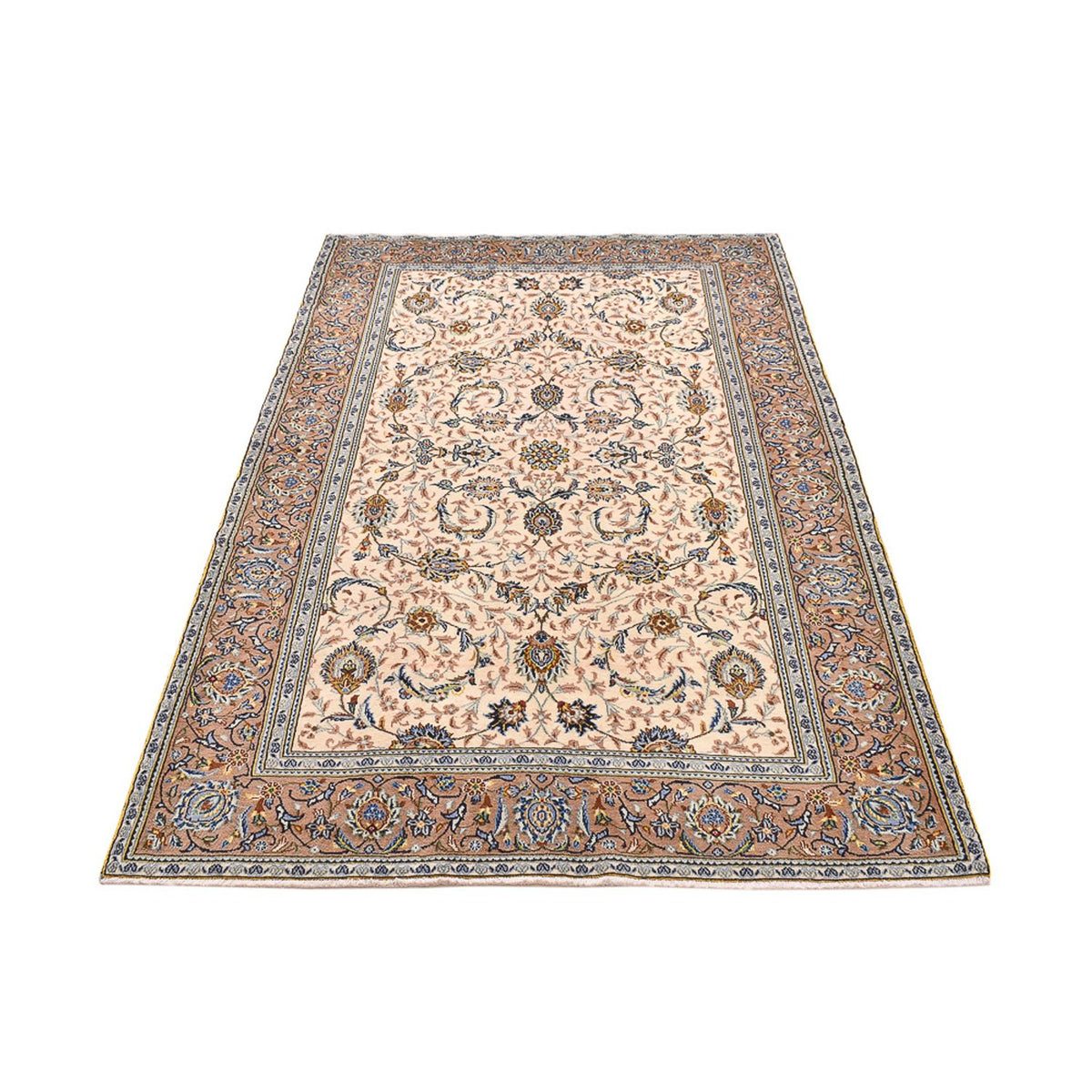 Perser Rug - Keshan - 223 x 138 cm - light beige