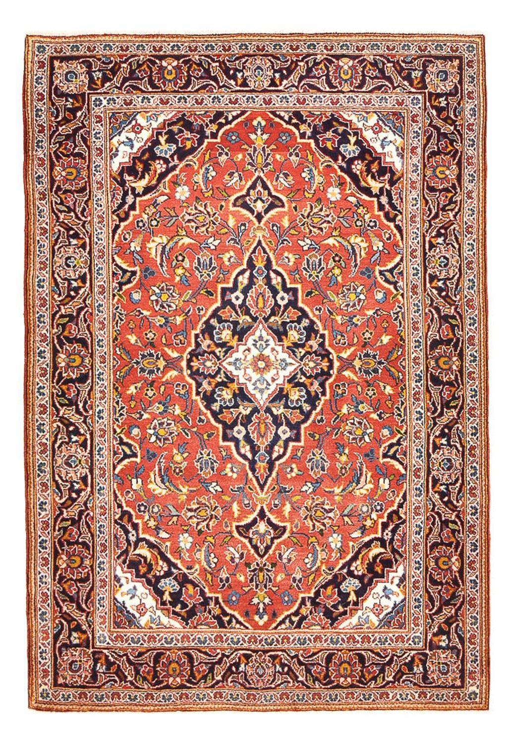 Perser Rug - Keshan - 167 x 114 cm - light red