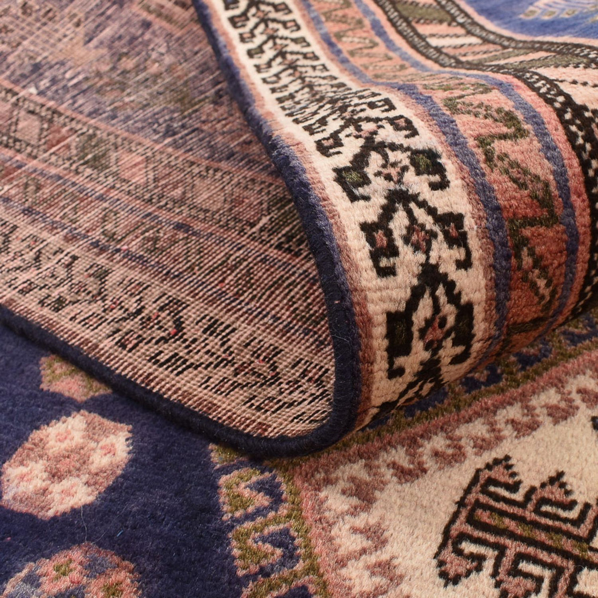 Perser Rug - Nomadic - 241 x 161 cm - rose