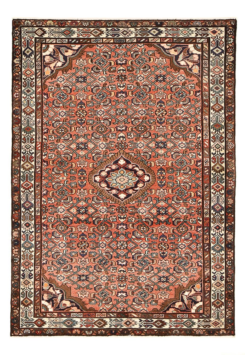 Perser Rug - Nomadic - 222 x 148 cm - light red