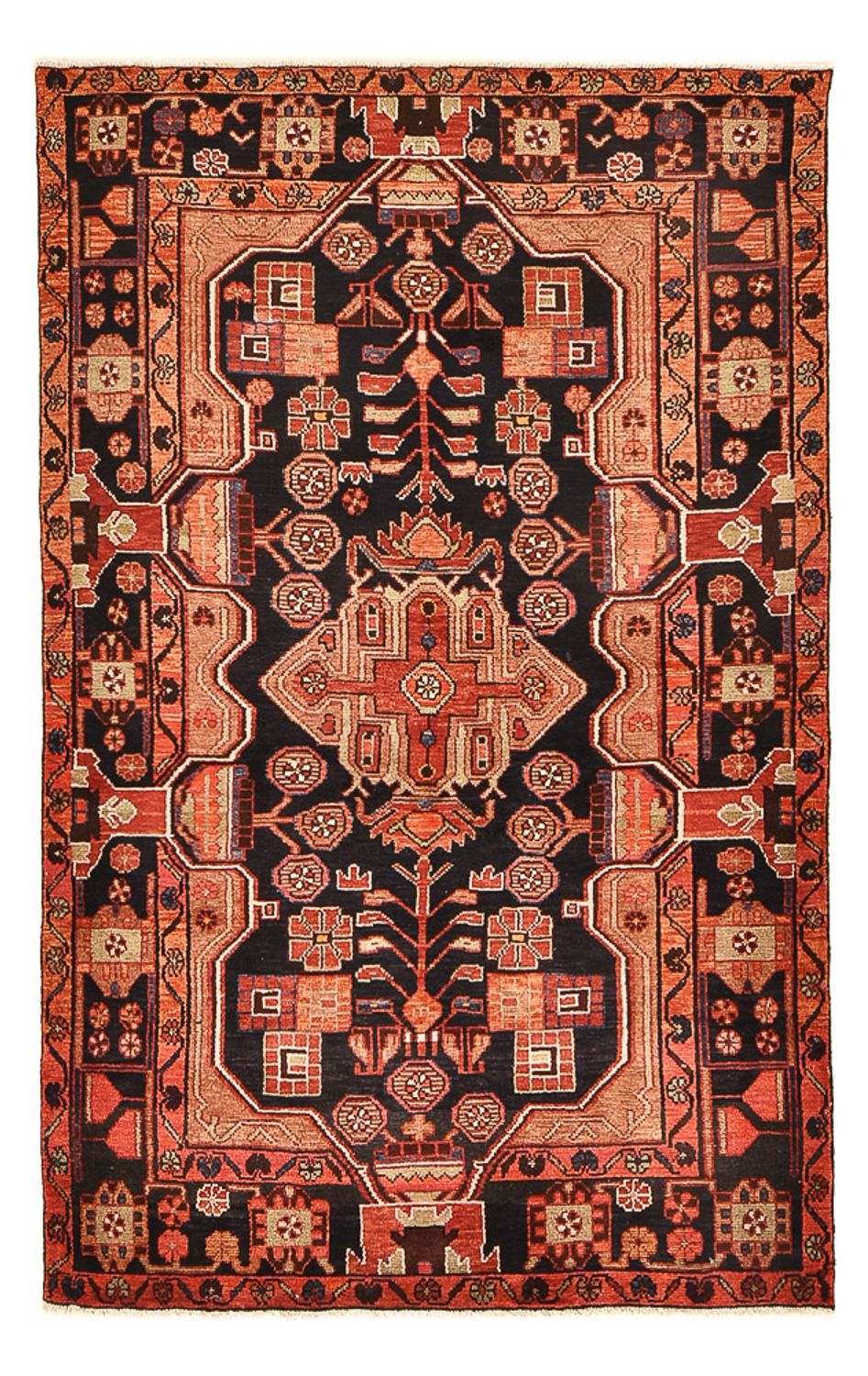 Perser Rug - Nomadic - 222 x 140 cm - light red