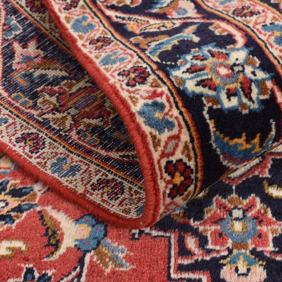 Runner Perser Rug - Keshan - 397 x 95 cm - light red