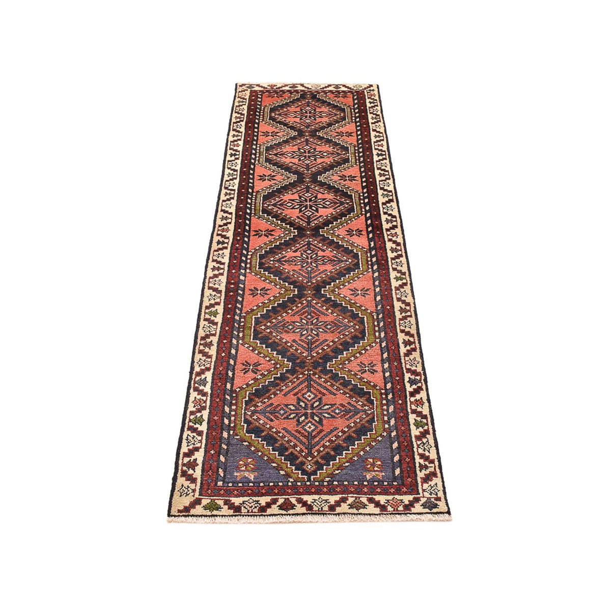 Runner Perser Rug - Nomadic - 250 x 67 cm - light red