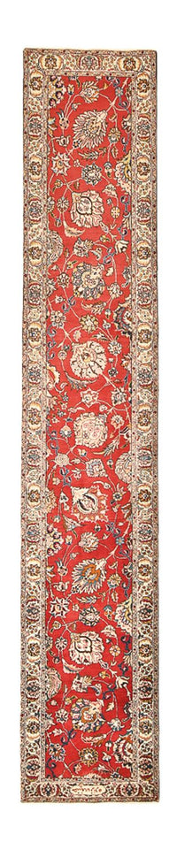 Runner Perser Rug - Tabriz - 398 x 72 cm - red