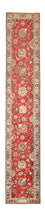 Runner Perser Rug - Tabriz - 398 x 72 cm - red