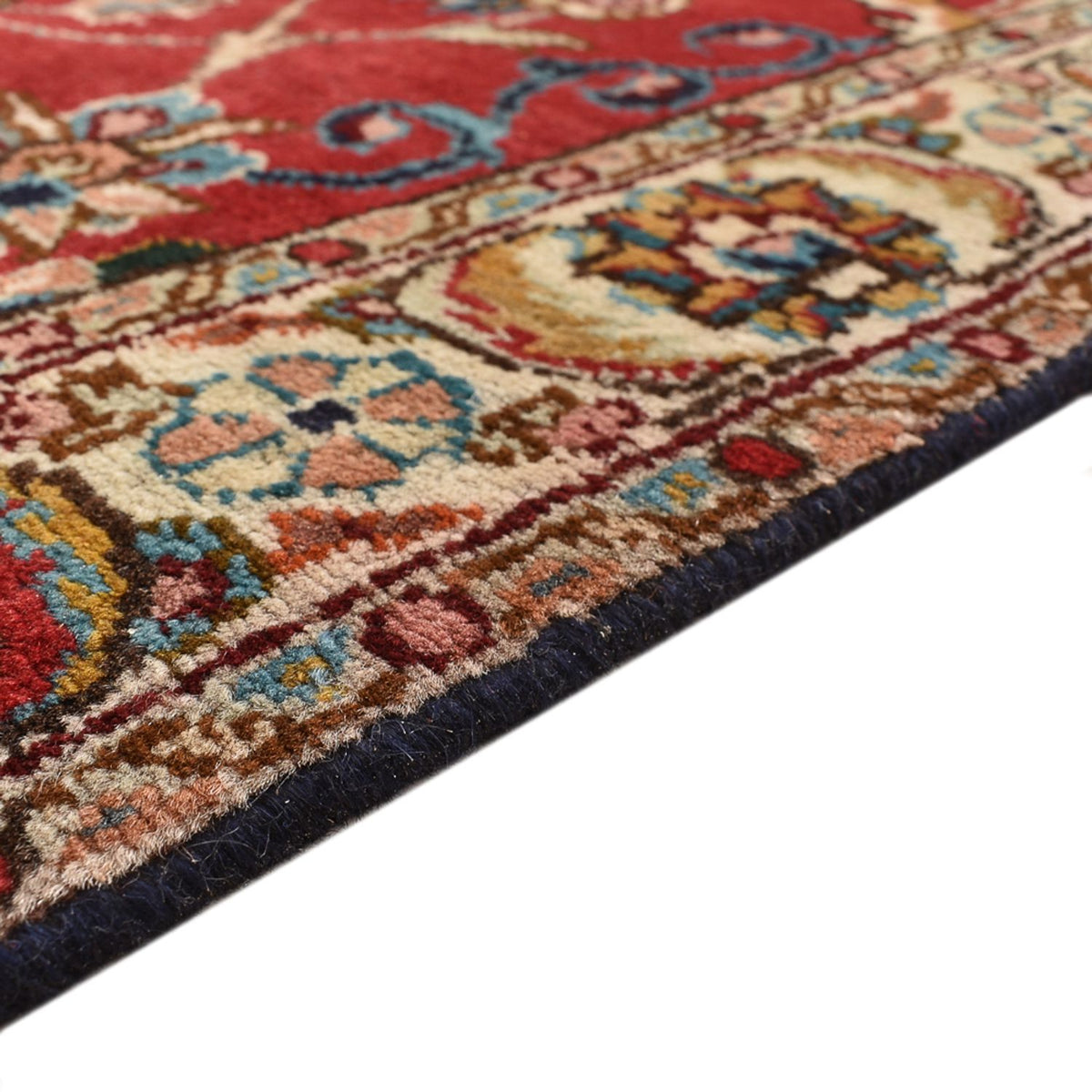 Runner Perser Rug - Tabriz - 398 x 72 cm - red