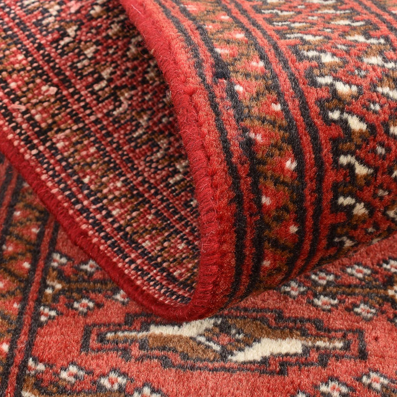 Runner Turkaman Rug - 197 x 60 cm - red