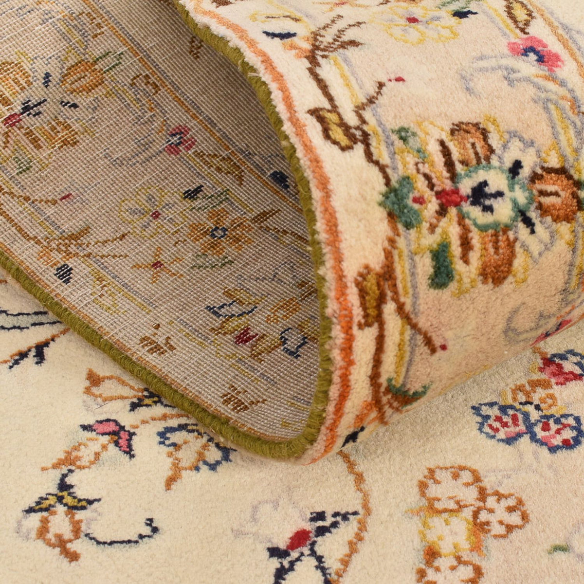 Runner Perser Rug - Keshan - 385 x 98 cm - beige