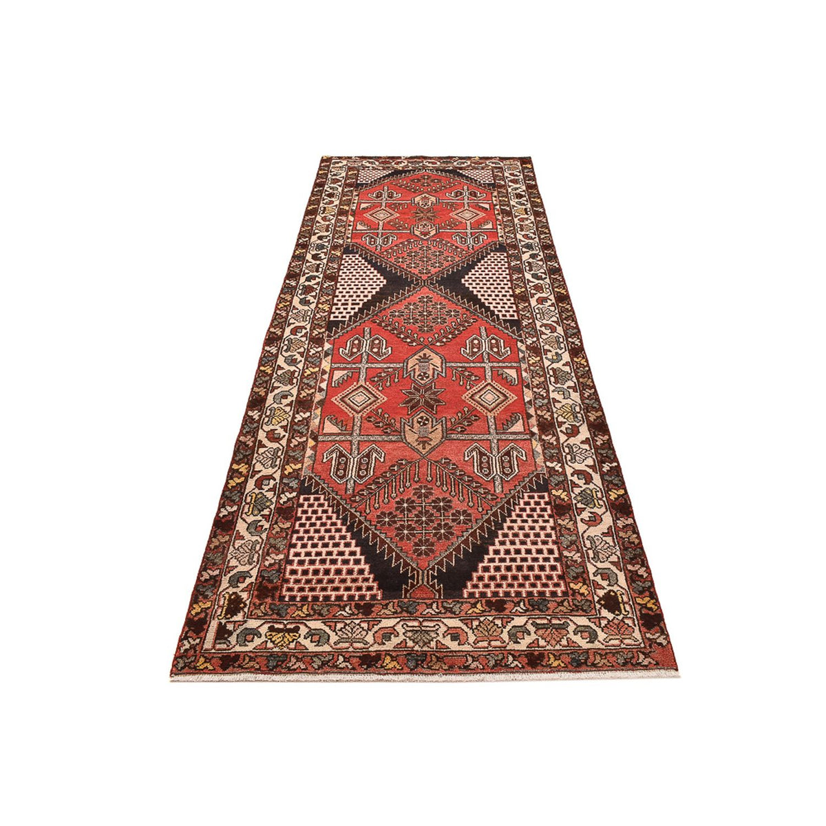 Runner Perser Rug - Nomadic - 338 x 121 cm - multicolored