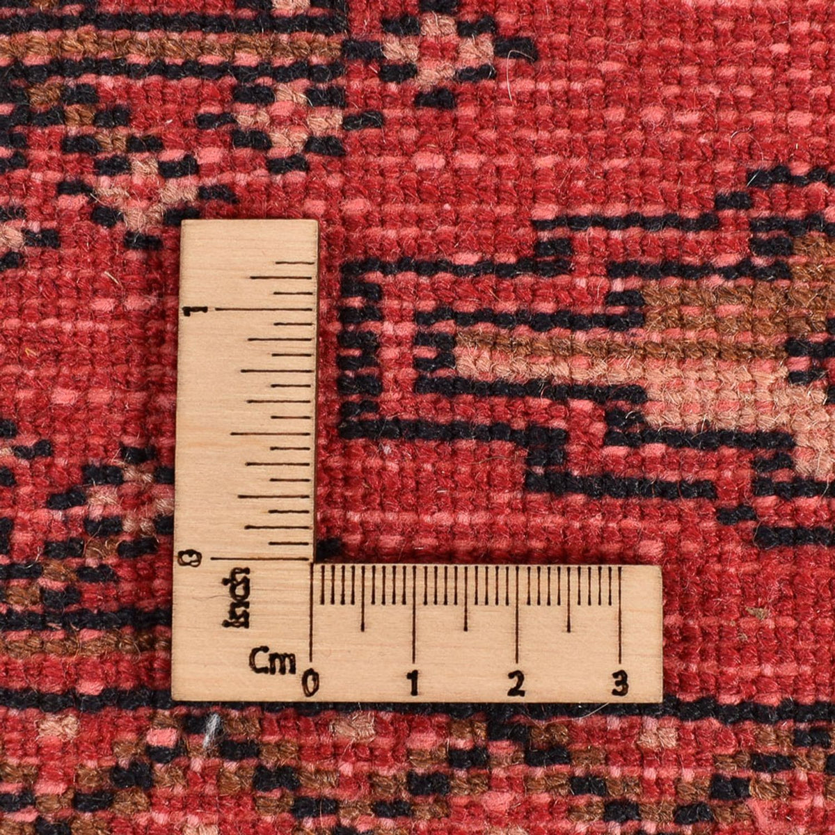 Runner Turkaman Rug - 276 x 102 cm - red