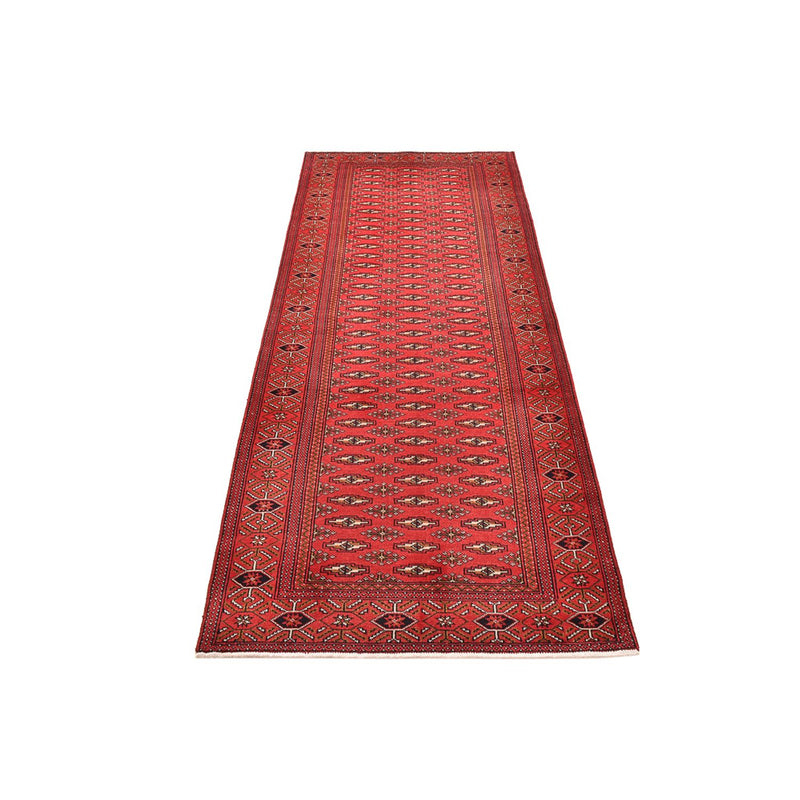 Runner Turkaman Rug - 273 x 98 cm - red