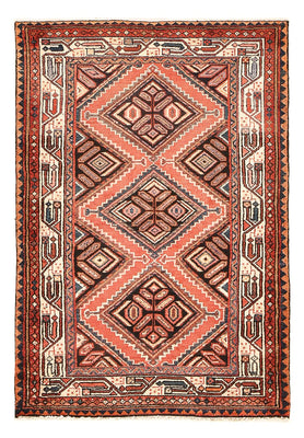Perser Rug - Nomadic - 140 x 97 cm - light red