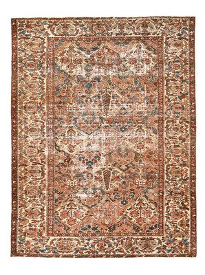 Vintage Rug - 202 x 150 cm - dark beige