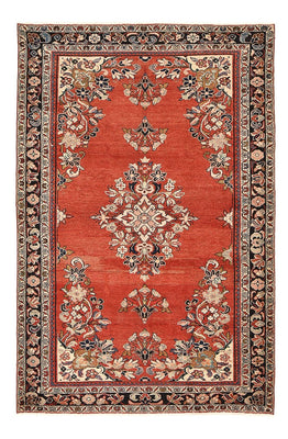 Vintage Rug - 242 x 157 cm - red