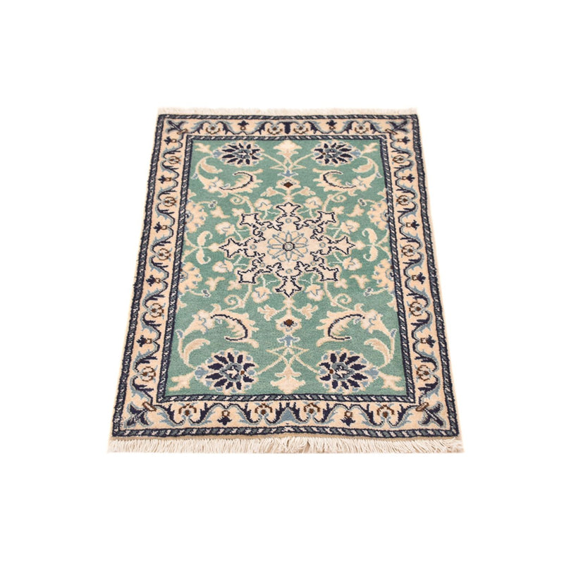 Perser Rug - Nain - 87 x 60 cm - light green