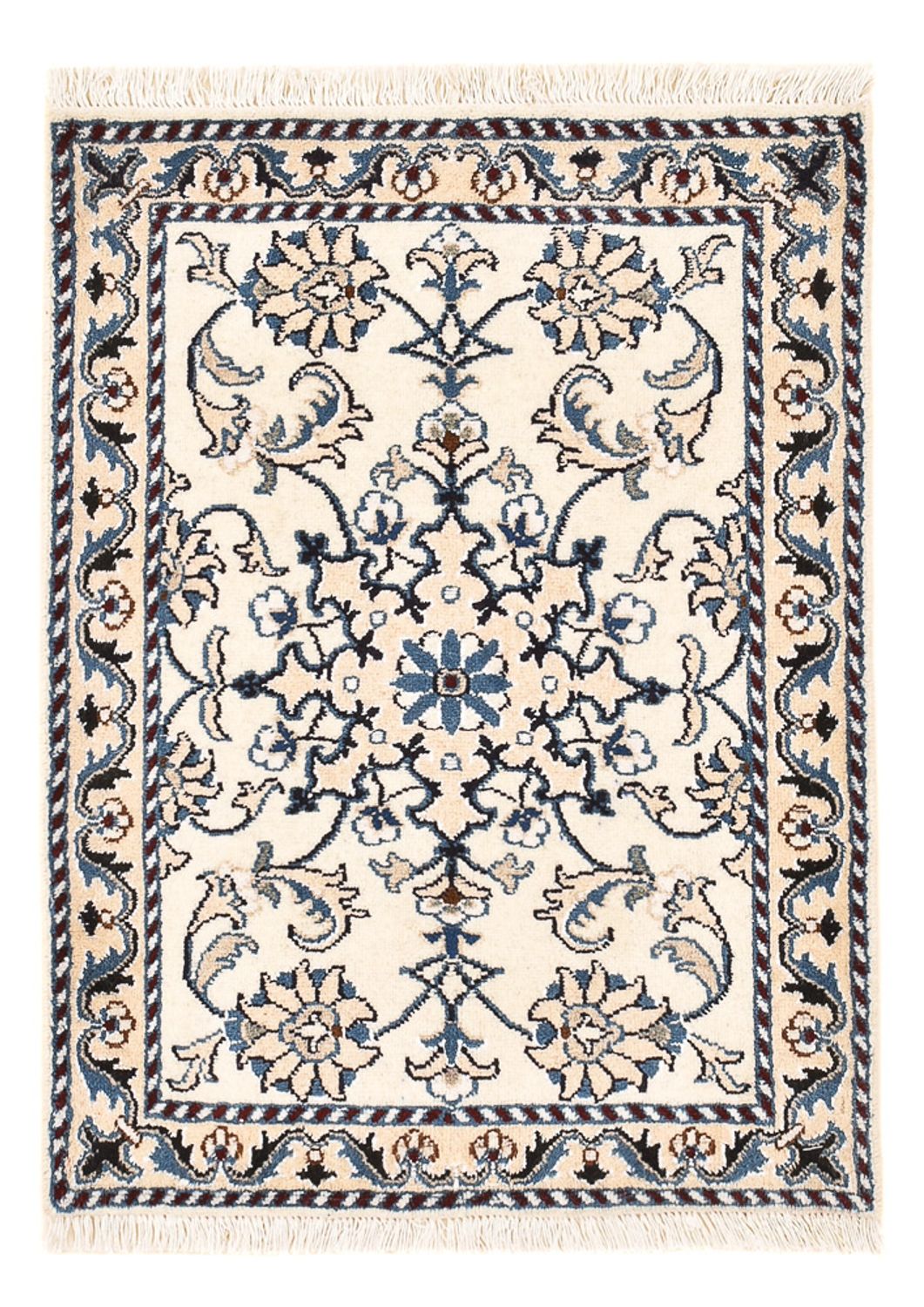 Perser Rug - Nain - 81 x 57 cm - cream