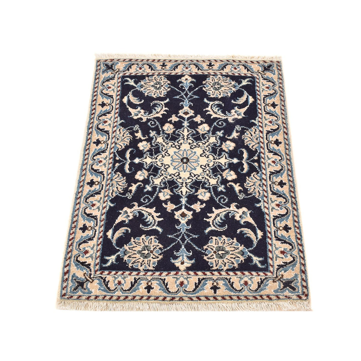 Perser Rug - Nain - 87 x 56 cm - dark blue