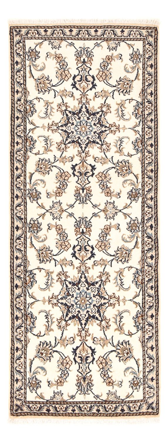 Runner Perser Rug - Nain - 208 x 79 cm - white