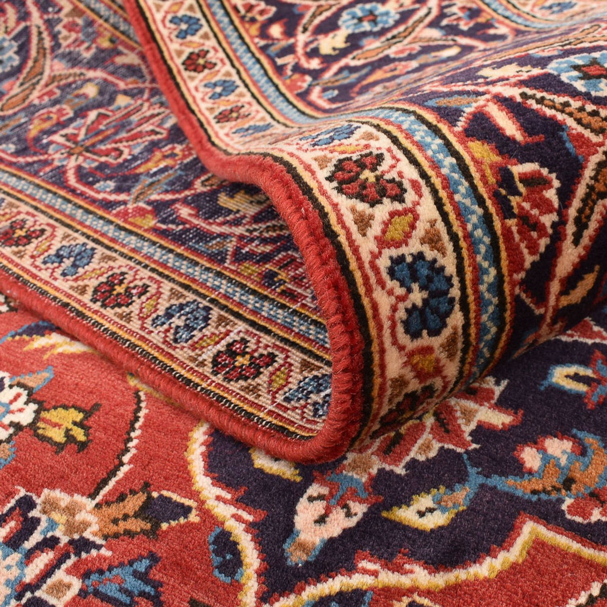 Perser Rug - Keshan - 253 x 150 cm - red