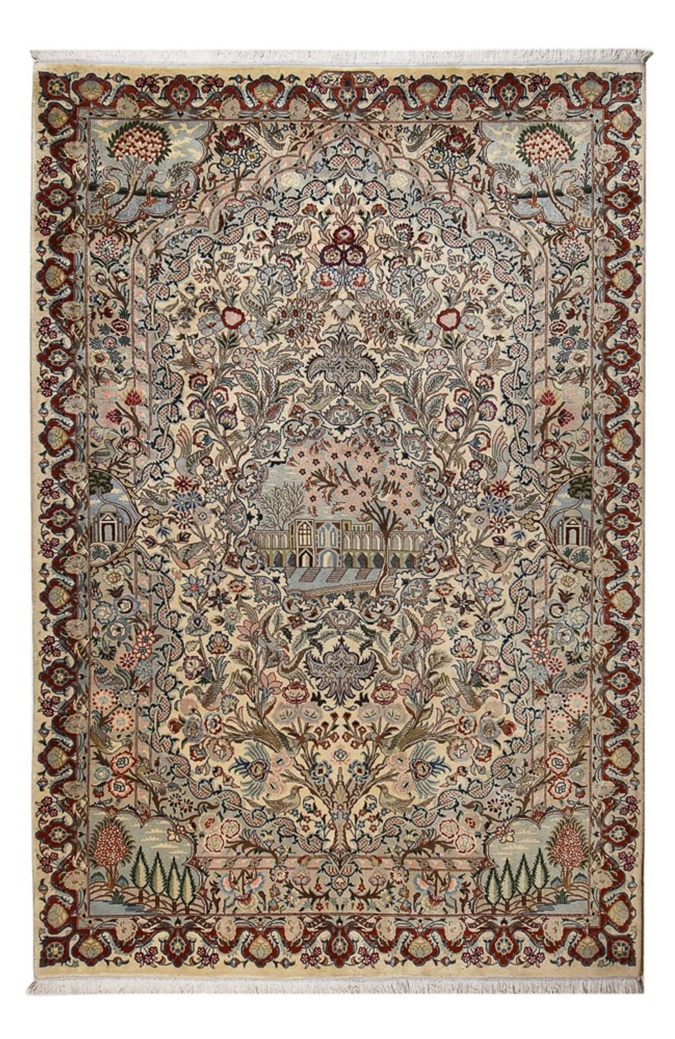 Perser Rug - Keshan - 301 x 201 cm - sand