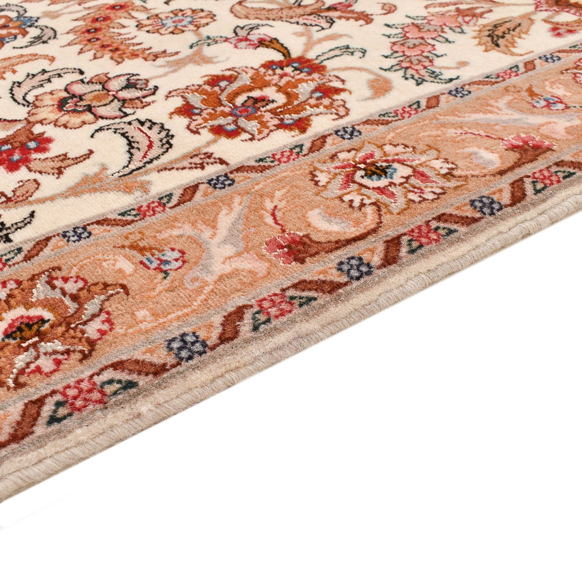 Runner Perser Rug - Tabriz - Premium - 314 x 79 cm - beige
