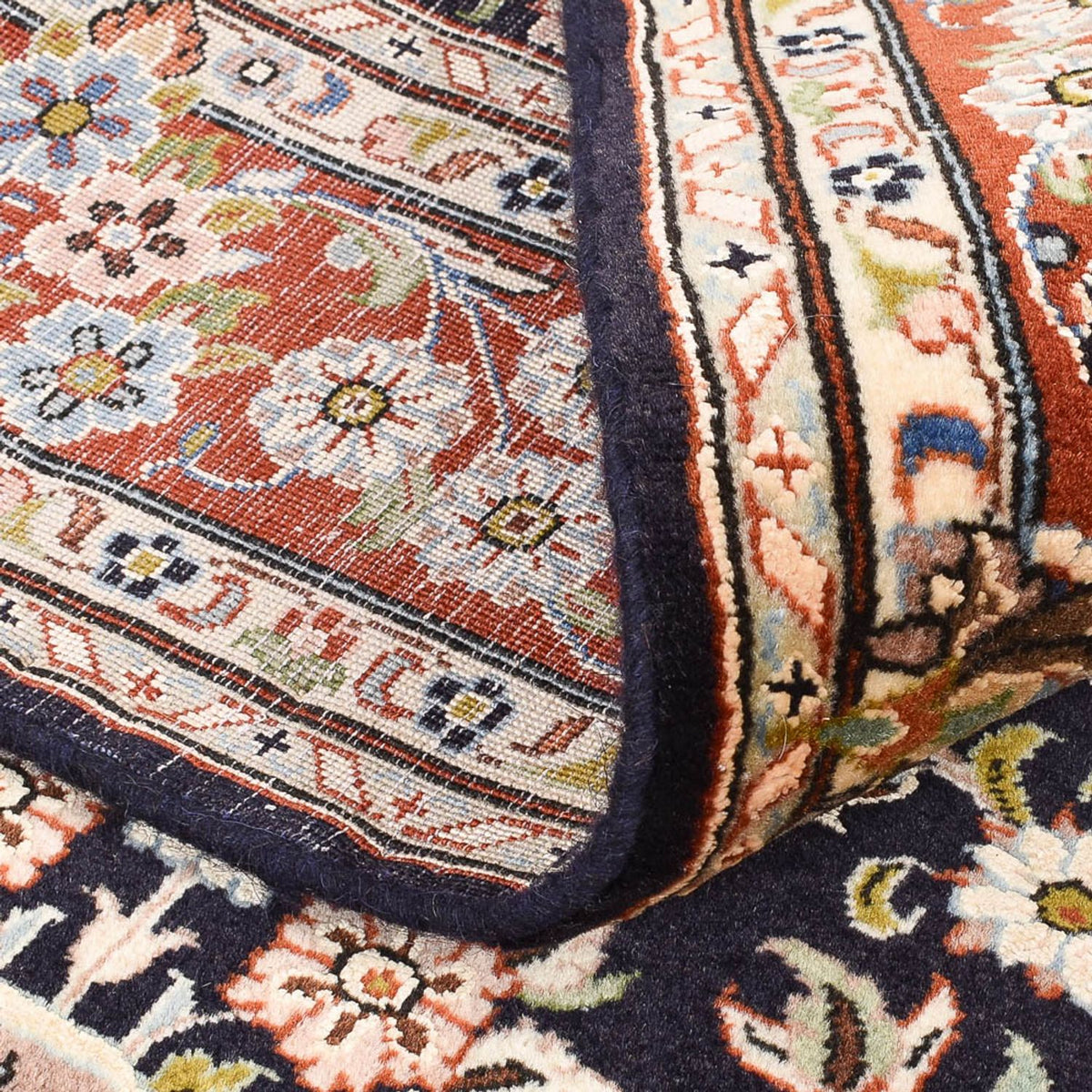 Perser Rug - Nain - 135 x 90 cm - dark blue