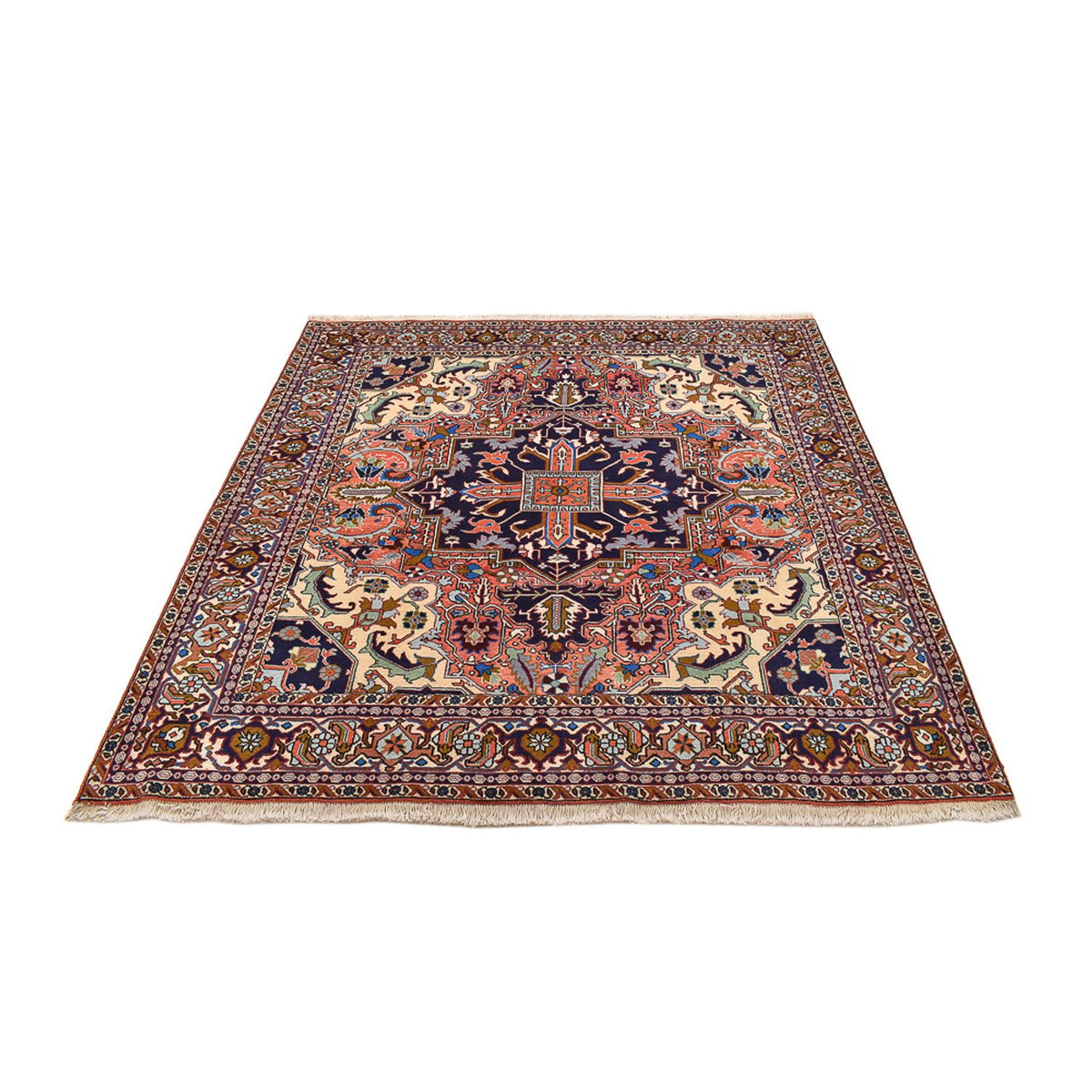 Perser Rug - Nomadic square  - 200 x 194 cm - light red