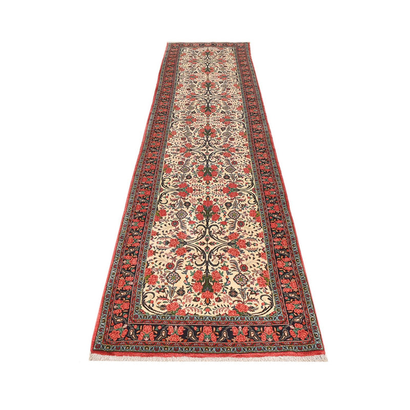 Runner Perser Rug - Bidjar - 405 x 95 cm - dark beige