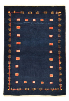 Gabbeh Rug - Loribaft Perser - 143 x 110 cm - dark blue