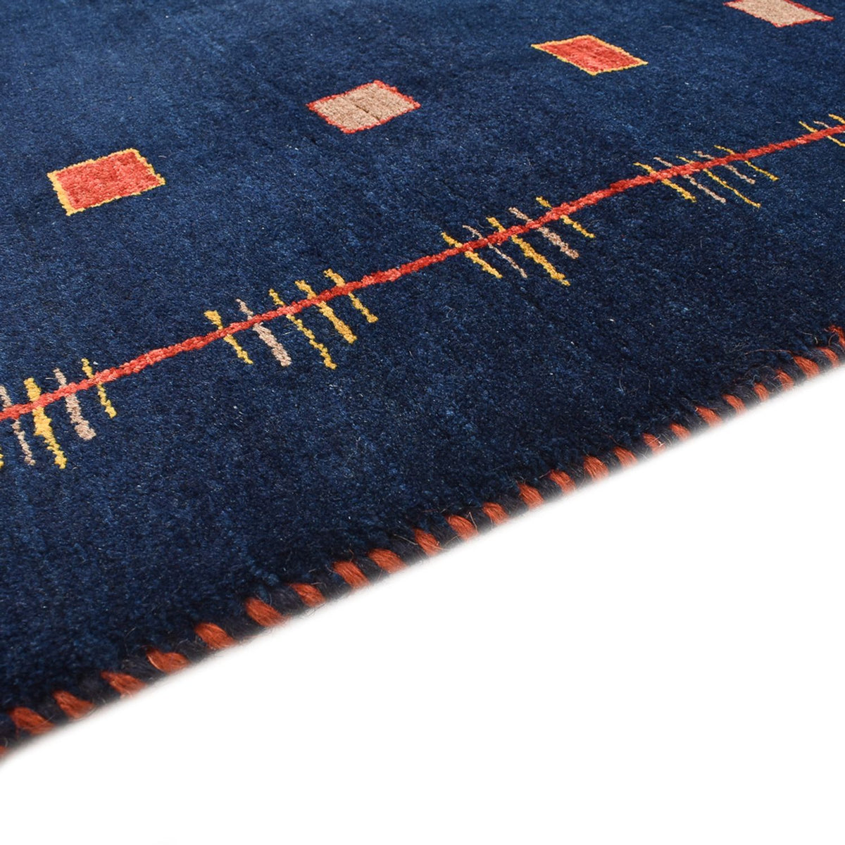 Loribaft Rug 110x143cm - Perserteppich Wollteppich