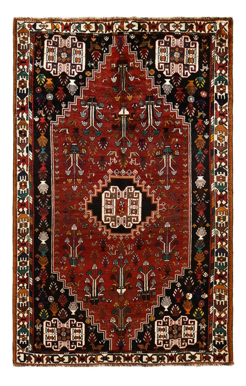 Perser Rug - Nomadic - 252 x 160 cm - dark red