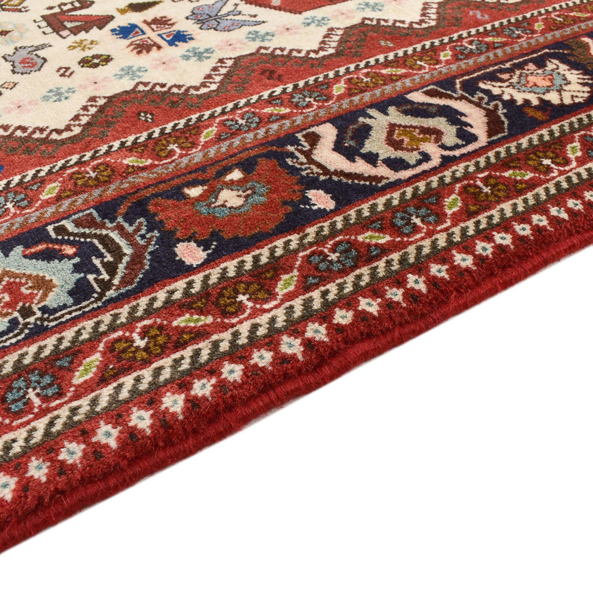 Gabbeh Rug - Kashkuli Perser - 302 x 208 cm - beige