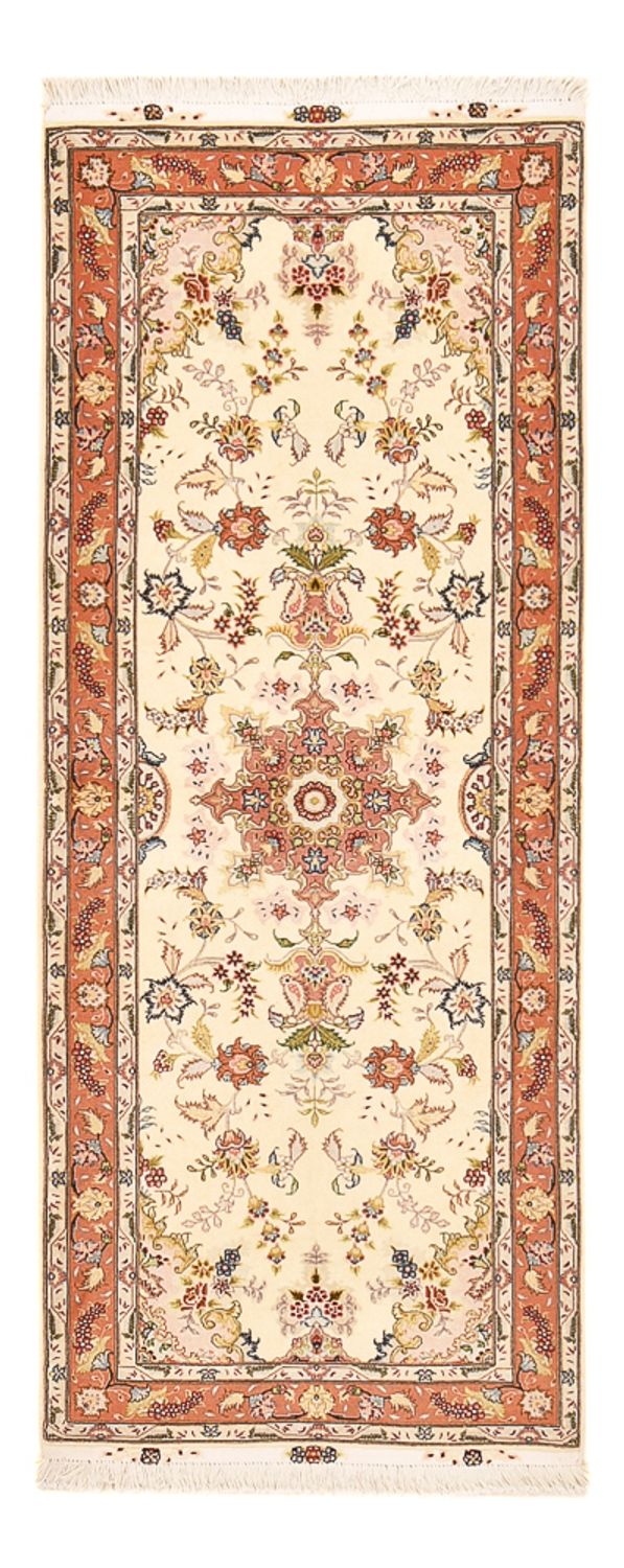 Runner Perser Rug - Tabriz - Royal - 195 x 80 cm - beige