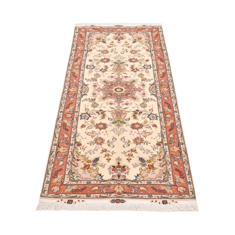 Runner Perser Rug - Tabriz - Royal - 195 x 80 cm - beige