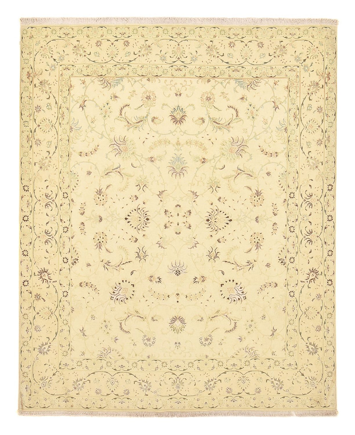 Perser Rug - Tabriz - Royal - 240 x 200 cm - light green