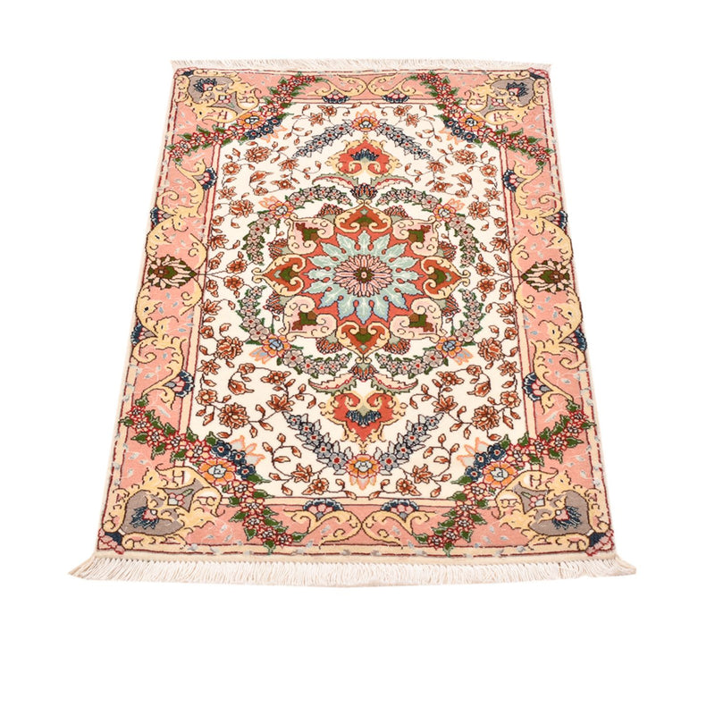 Tabriz - 50 Raj Rug 90x60cm - Persian Rugs
